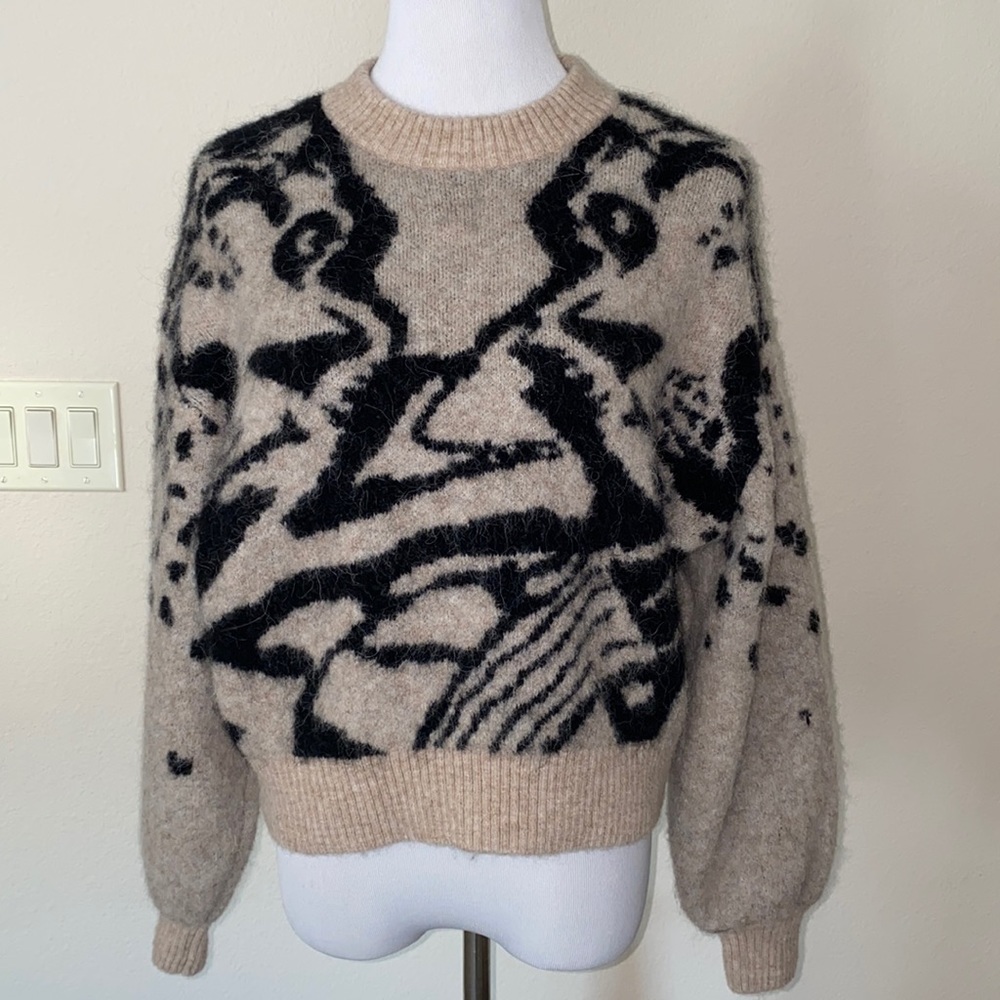 & Other Stories Sweater Black Tan
